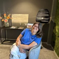 Maaike op kantoor in IJsselstein