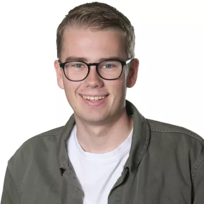 Portretfoto van Ruben Rompelman