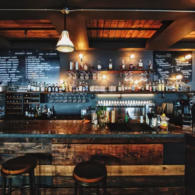 Bar in restaurant