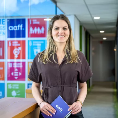 Danielle Geboers, data analist bij aaff