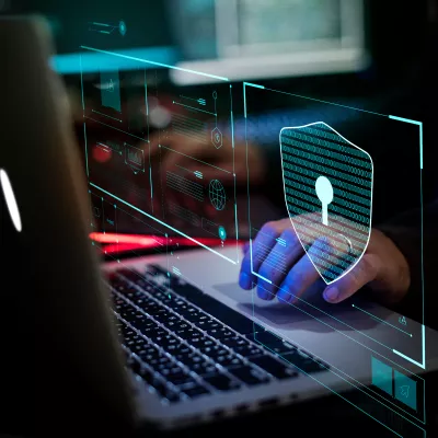 cybersecurity op de laptop