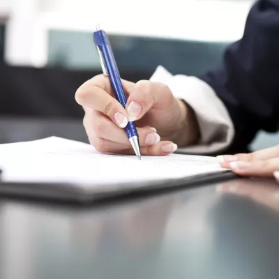 Handtekening zetten op jaarrekening