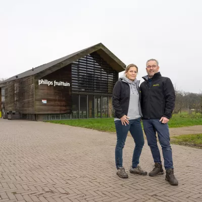 Carlos en Anneke Faes, Philips Fruittuin