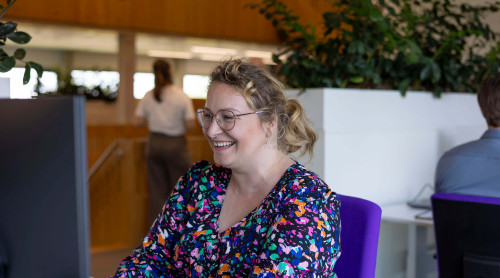 Collega aaff werkplek