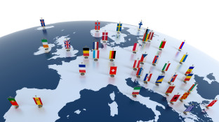 Europe & flags