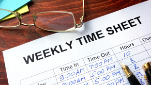 Overzicht met gewerkte uren