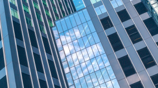 Verzameling kantoorflats