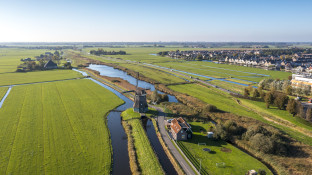 Weilanden vanuit de lucht