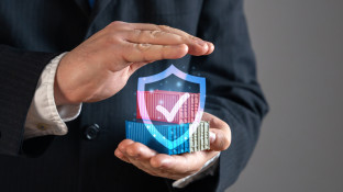 Containers met security check teken
